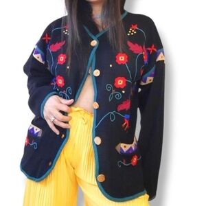 Vintage Obermeyer wool Blend cardigan size S